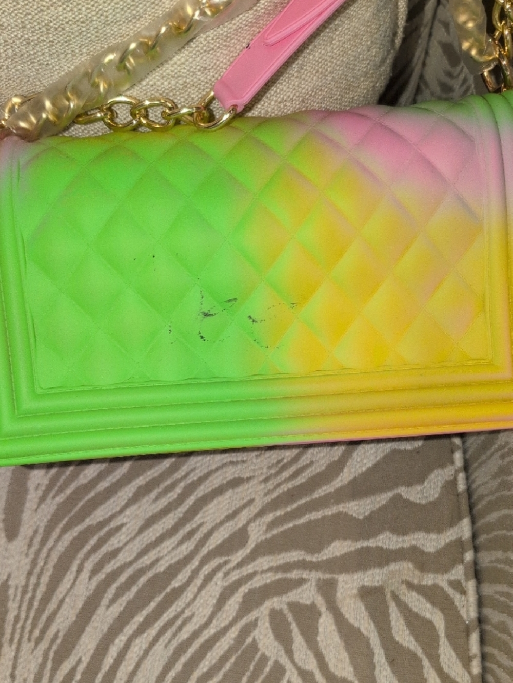 Jelly PVC Rainbow Shoulder Bag - NWT Has 1 Callout - Picture 4 of 13